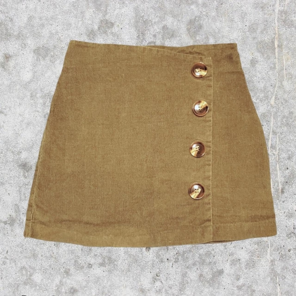 ALTAR'D STATE Corduroy Mini Skirt